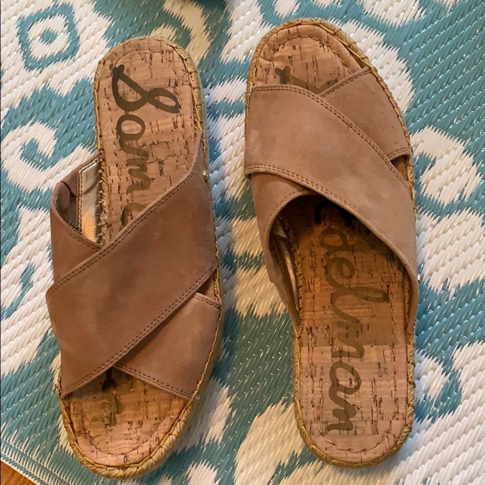 NWOT Sam Edelman Suede espadrille